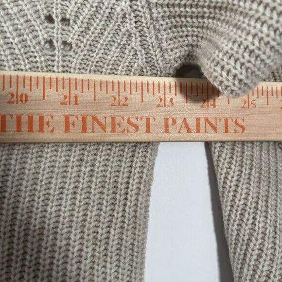 Rebecca Taylor Wool‎ Blend Sweater Scallop Neck Neutral Classic Old Money Staple - Picture 5 of 12